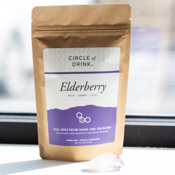 Yerba Mate Elderberry CBD Tea 350mg